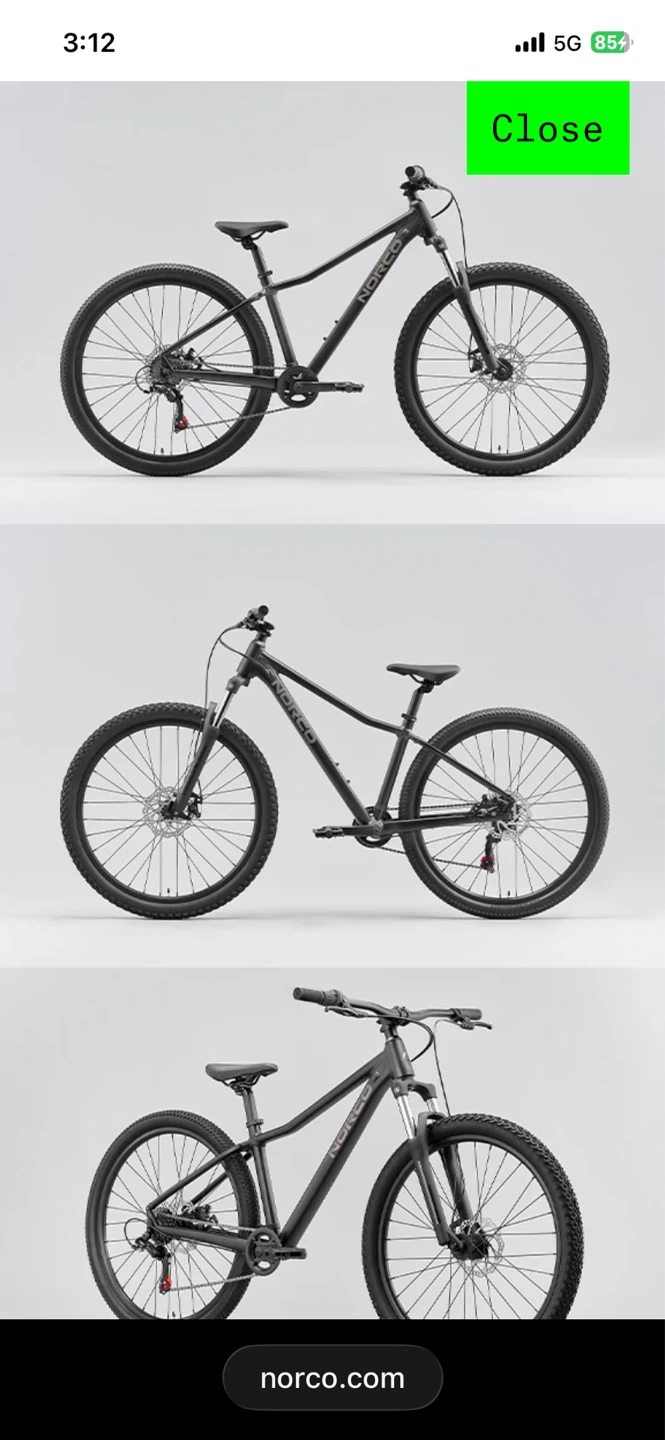 Norco Storm 26 Mountain Bike - Black - photo 4