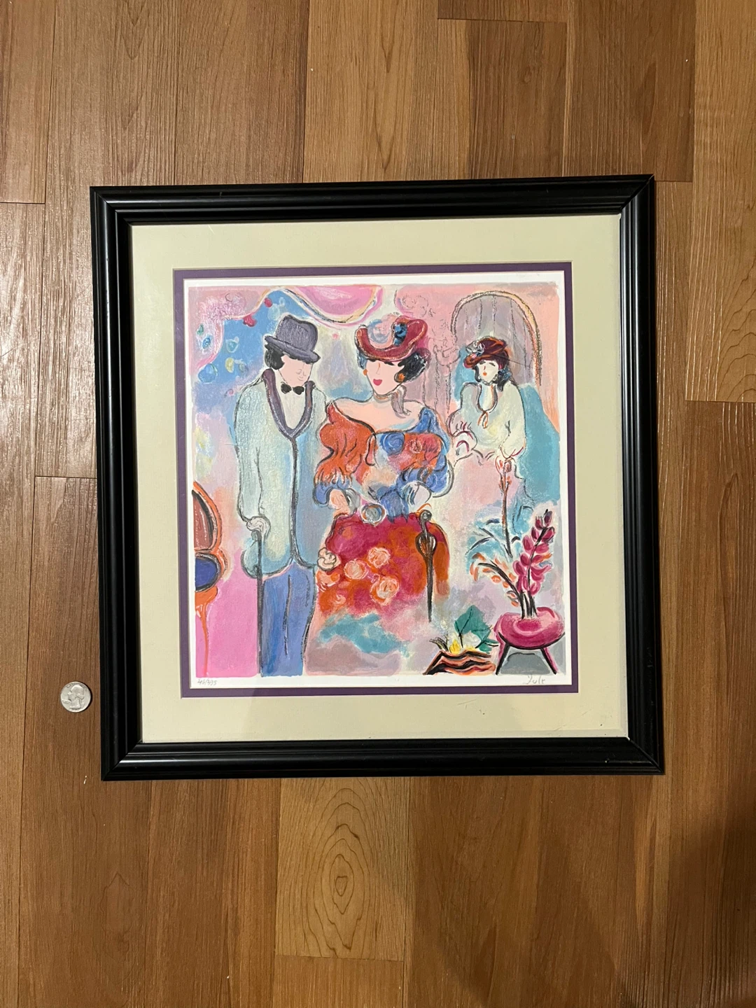 Zule Moskowitz art (3 framed prints)