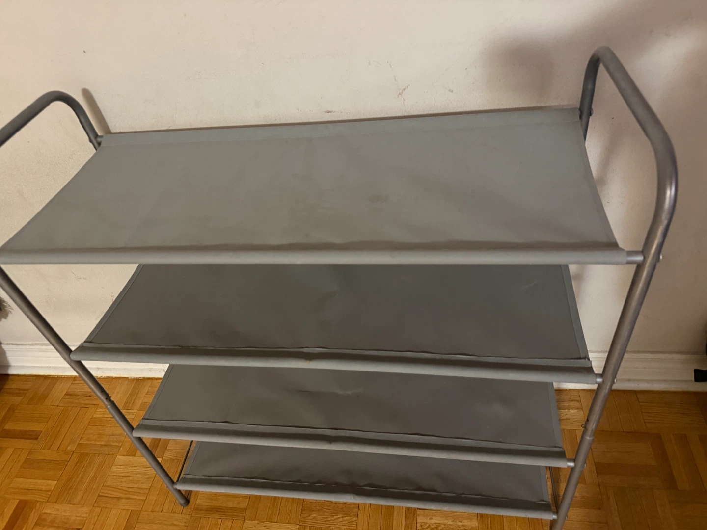 Grey 4-Tier Shoe Rack - photo 3