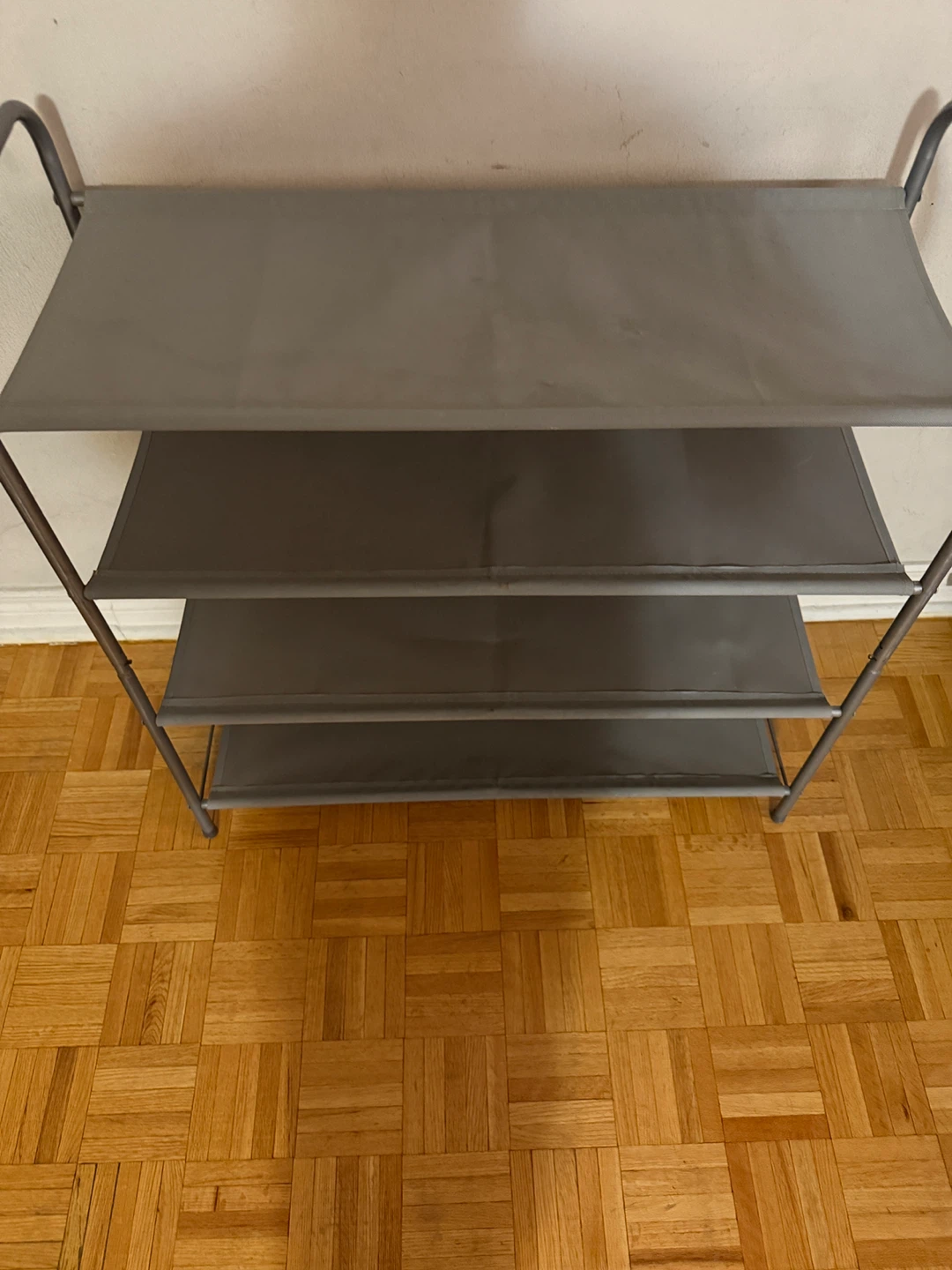 Grey 4-Tier Shoe Rack - photo 2