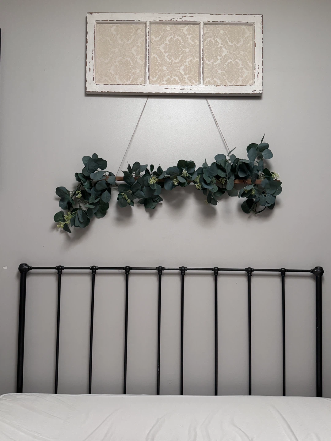 Black Wrought Iron Full Size Headboard - photo 5