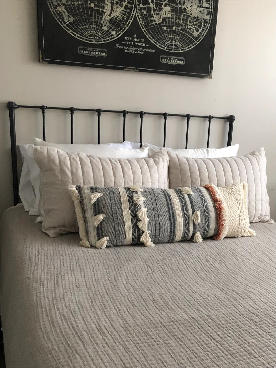 Black Wrought Iron Full Size Headboard - photo 3