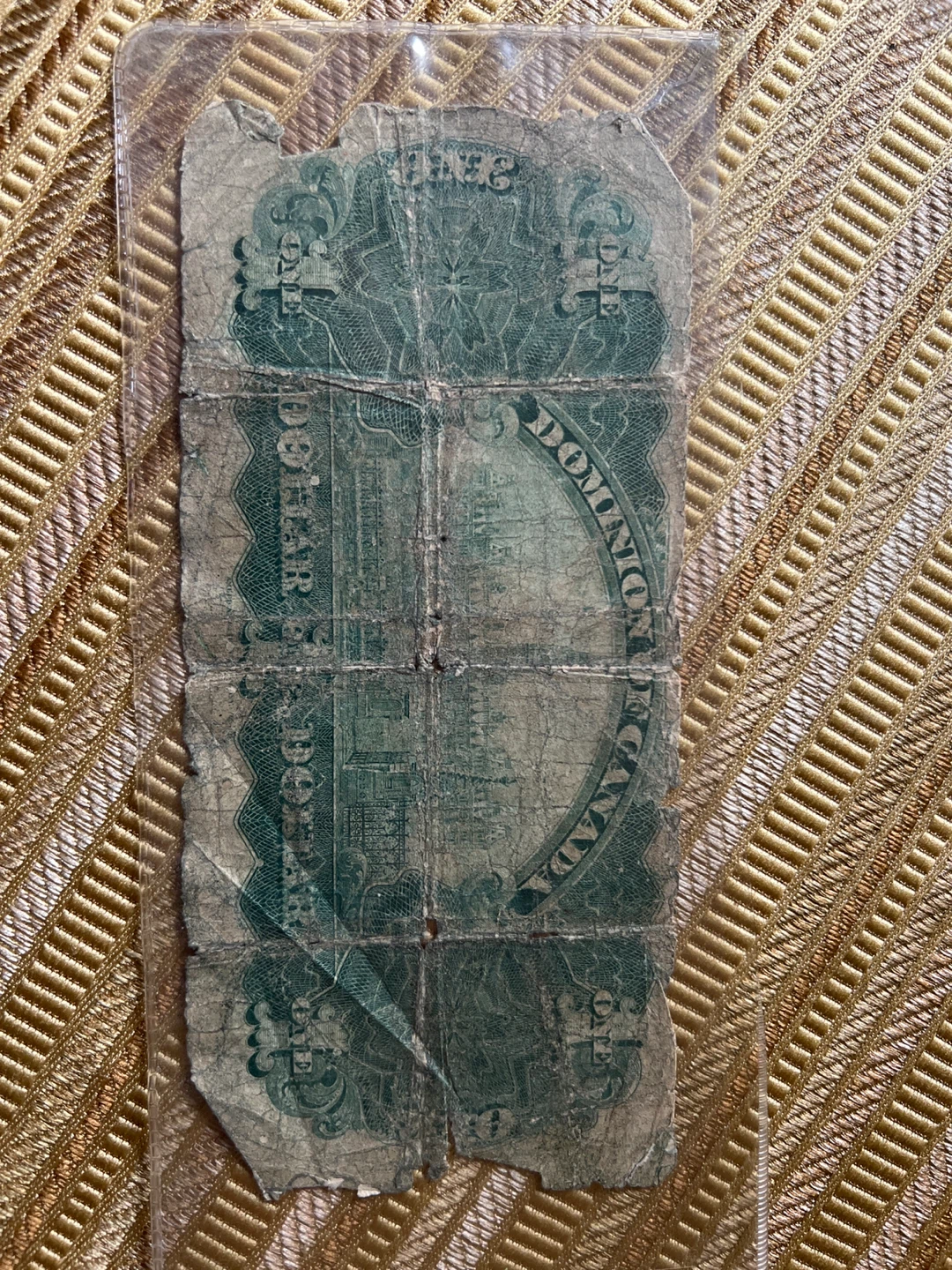 Antique Dominion of Canada One Dollar Bill - photo 2