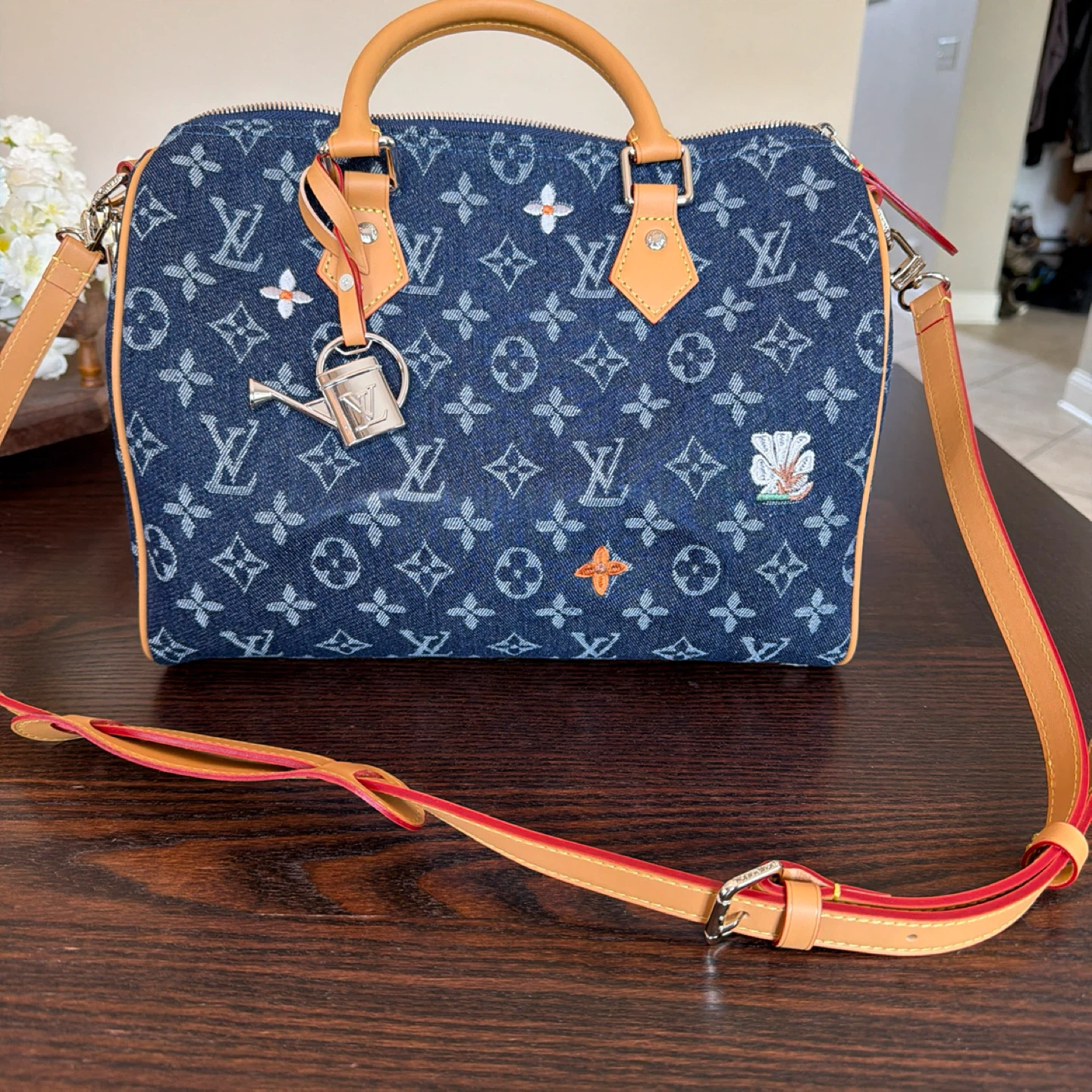 Speedy 30 Denim Bag