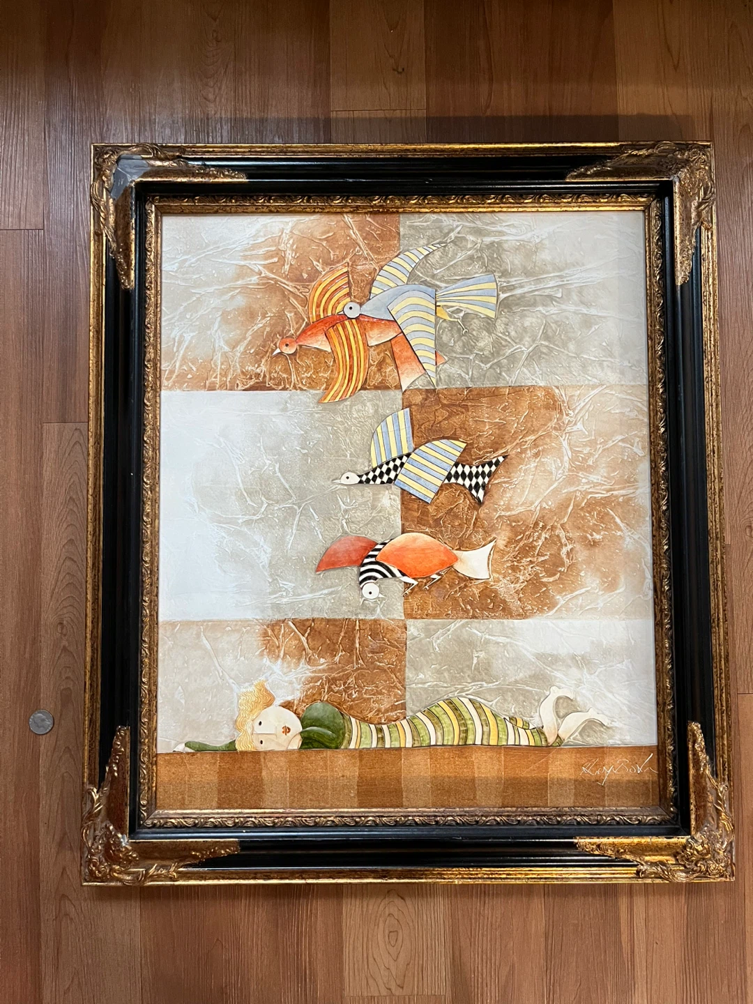 Framed artwork (Le Reve - Graciela Rodo Boulanger)