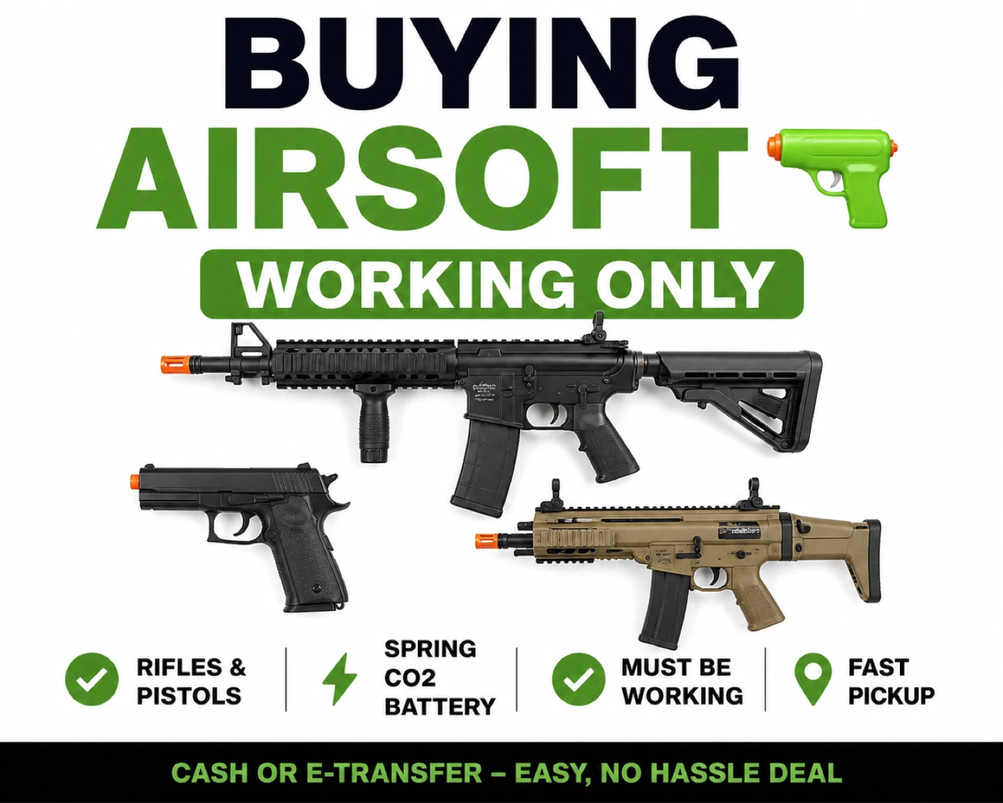Looking to Buy Airsoft 🔫 (Working Only)