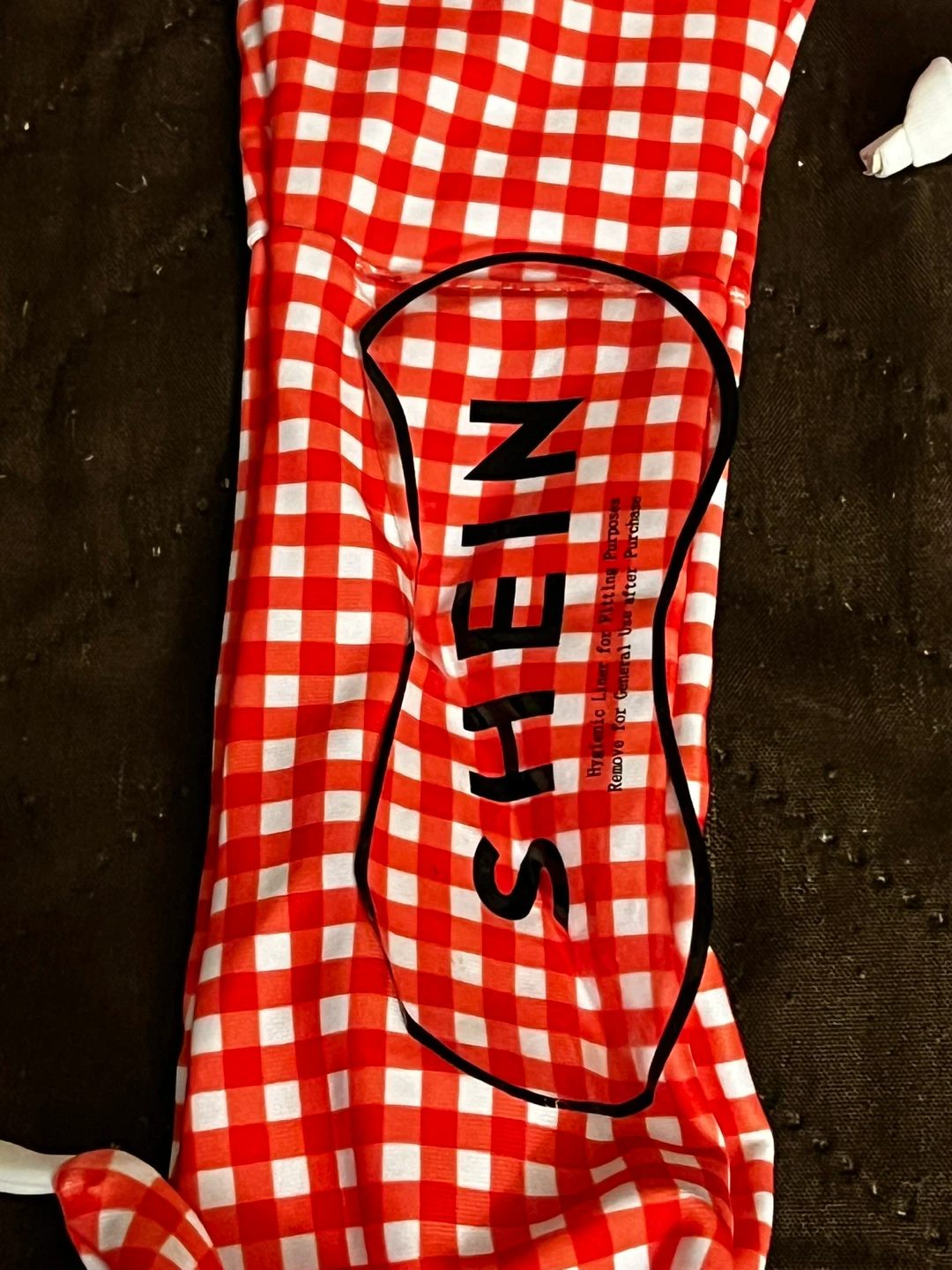 SHEIN Red Gingham Bikini Set - photo 4