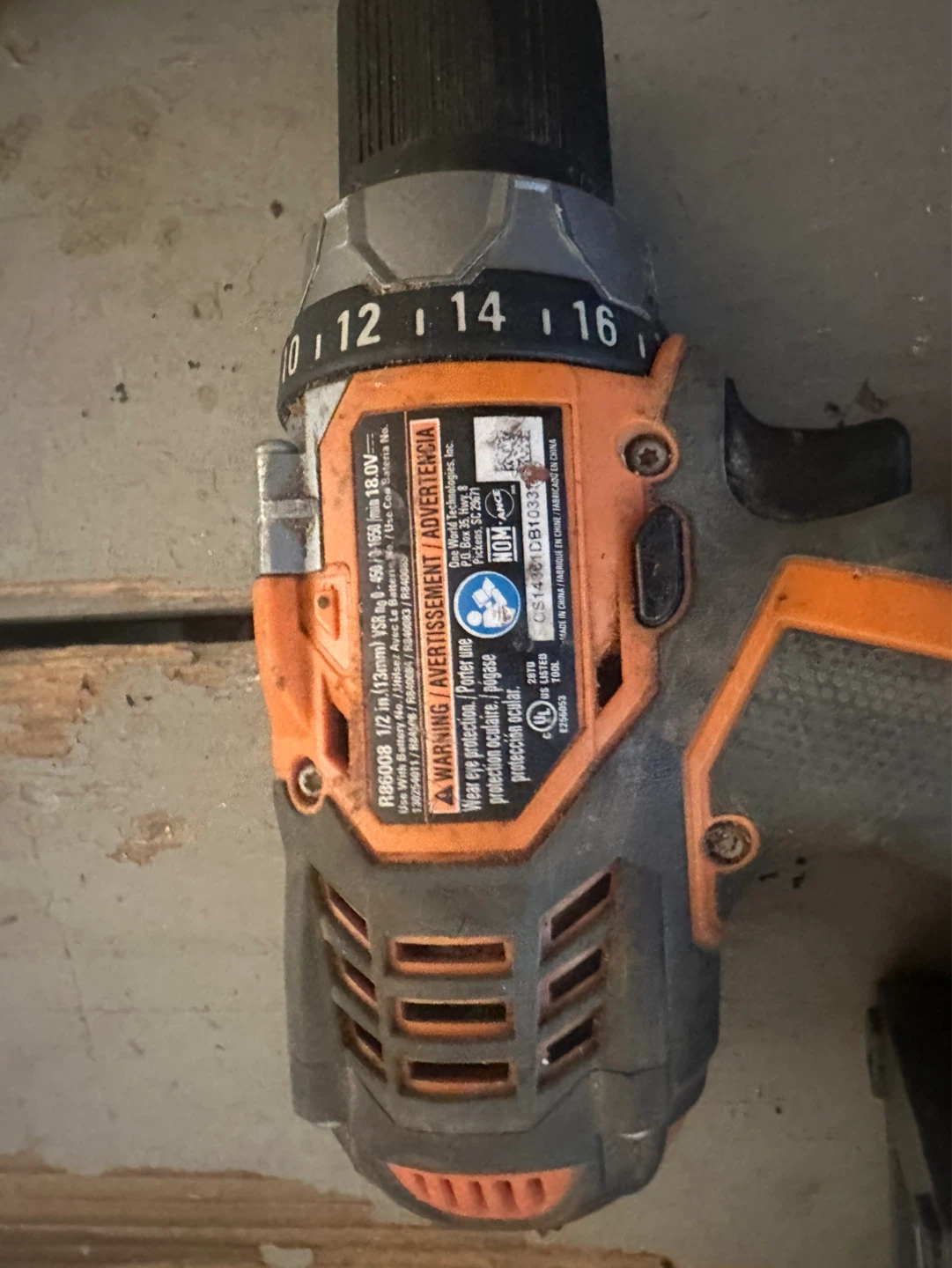 Ridgid Cordless Drill and Charger Set - photo 3