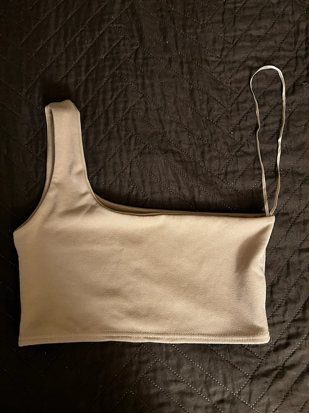 One Shoulder Crop Top