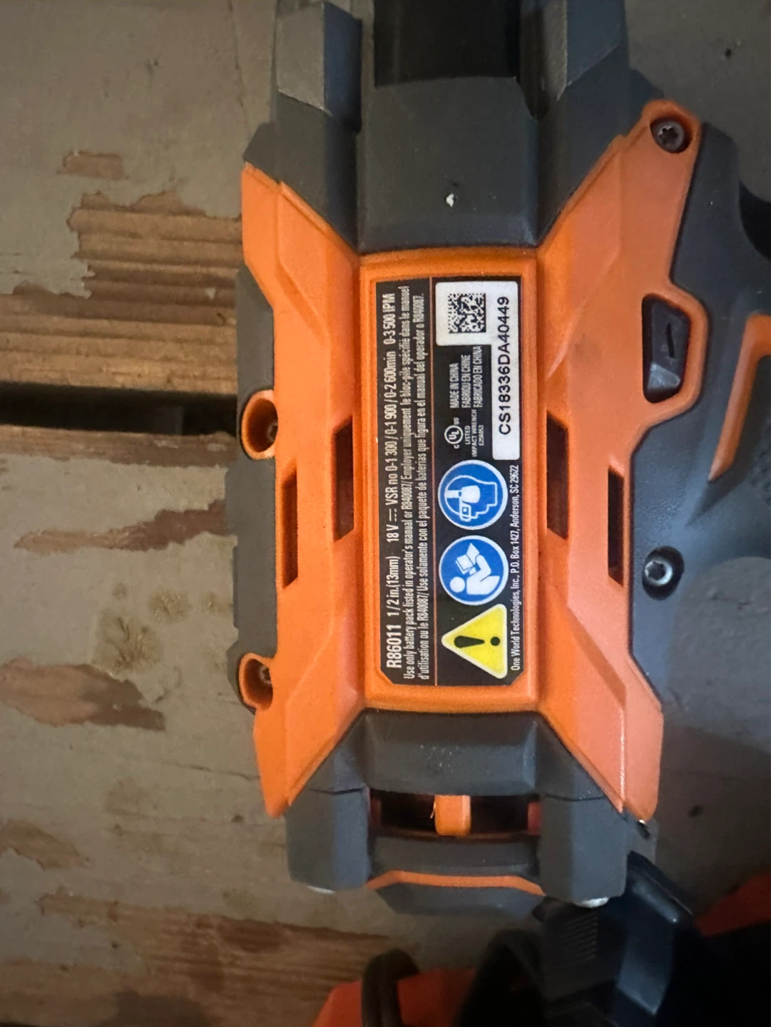 RIDGID 18V Cordless brushless 1/2 inch Impact Wrench Drill Set - photo 2