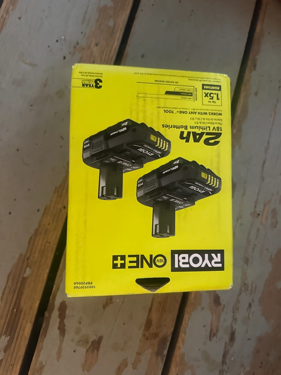 Ryobi ONE+ 18V Lithium Batteries PBP2006A - photo 3