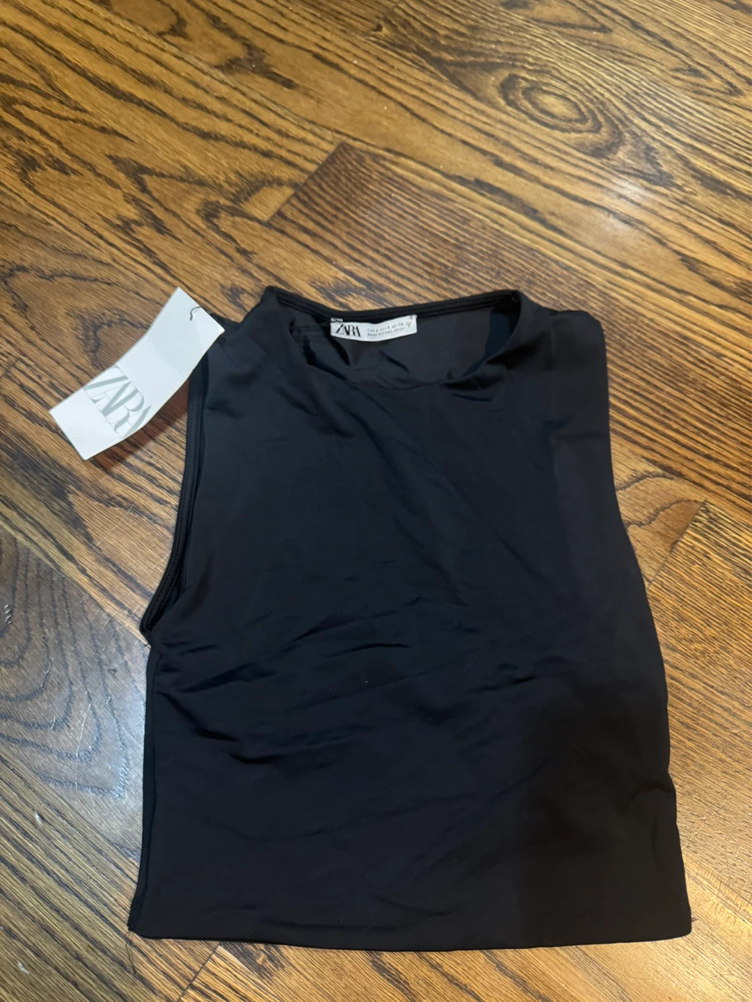 Zara Black Tank Top - Size S