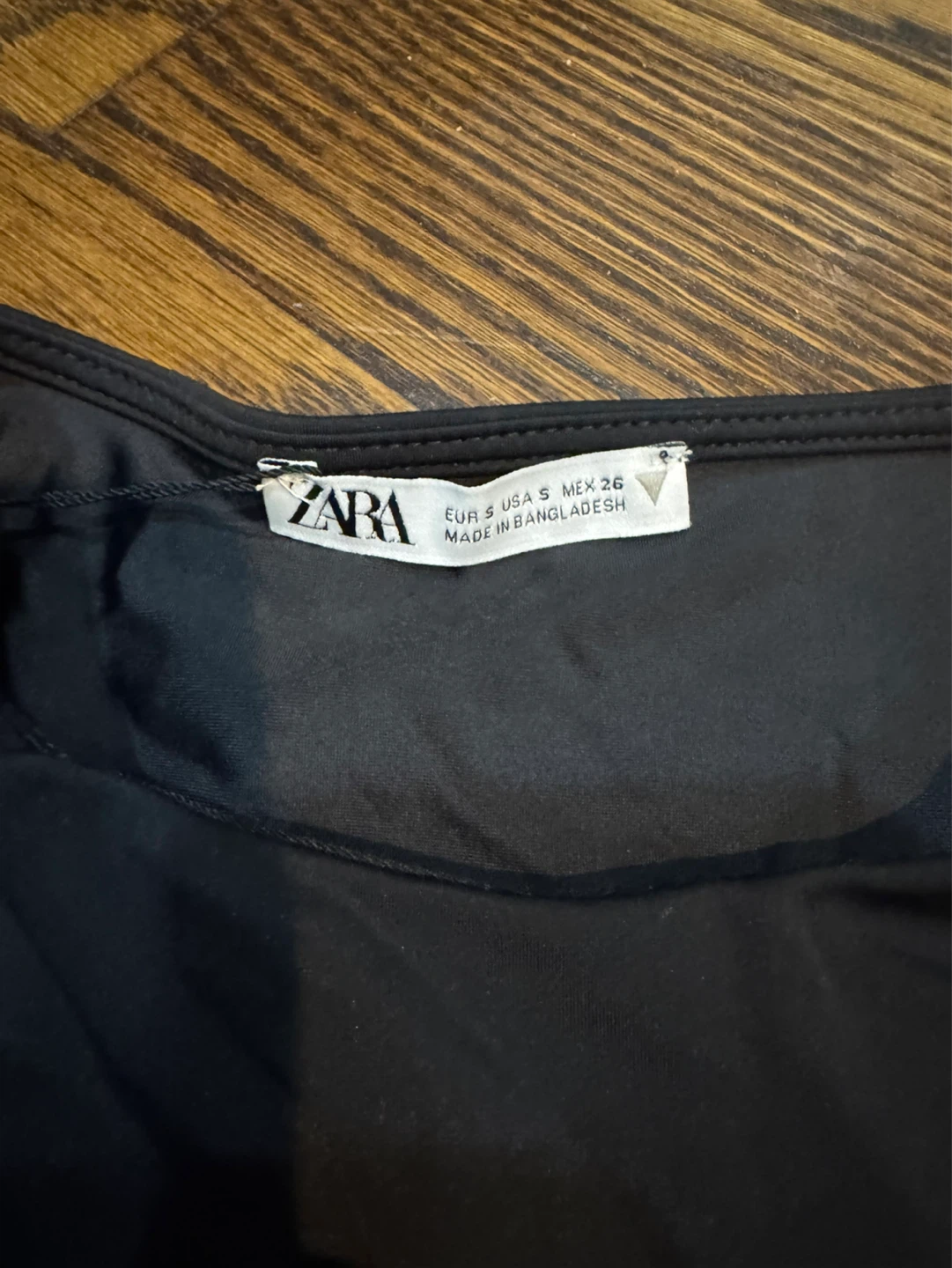 Zara Black Tank Top - Size S - photo 2