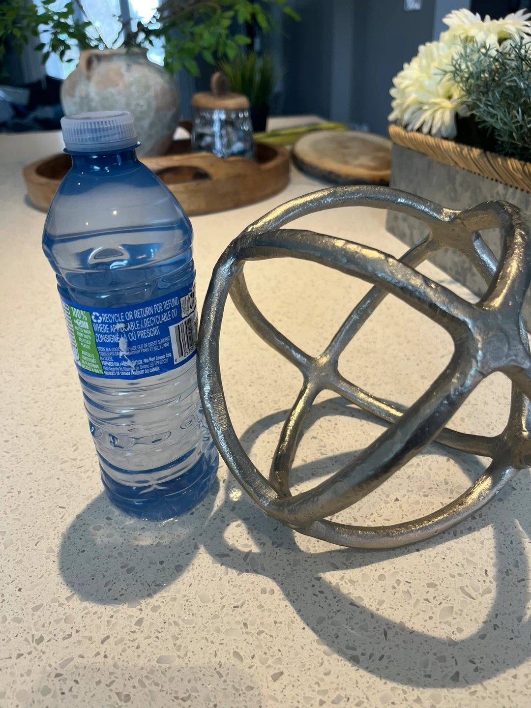 Heavy metal sphere for decor or plant pots - photo 3
