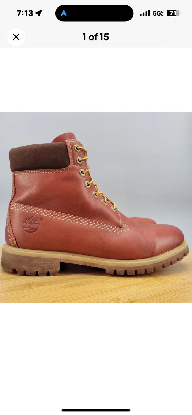 Timberland Classic 6" Rust/Brown Leather - photo 2
