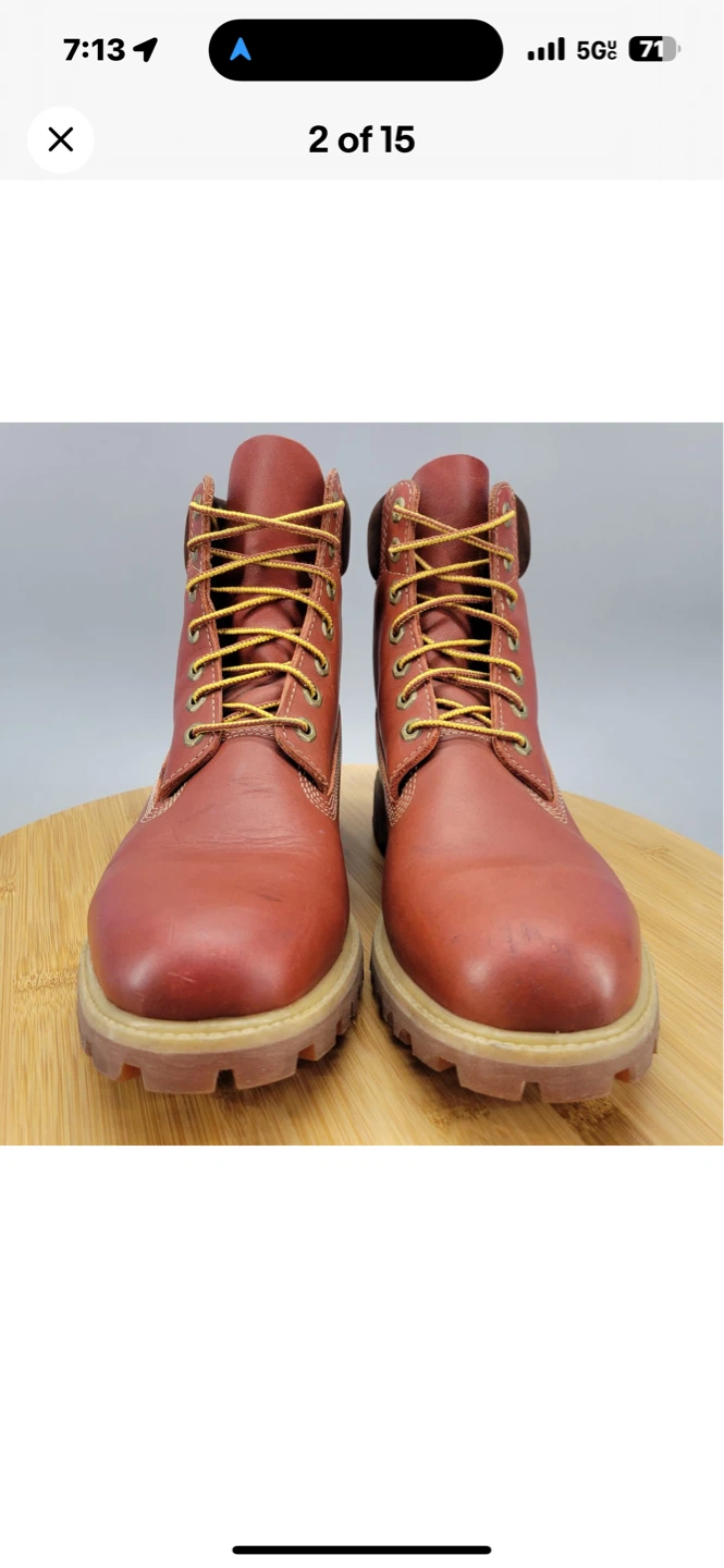 Timberland Classic 6" Rust/Brown Leather