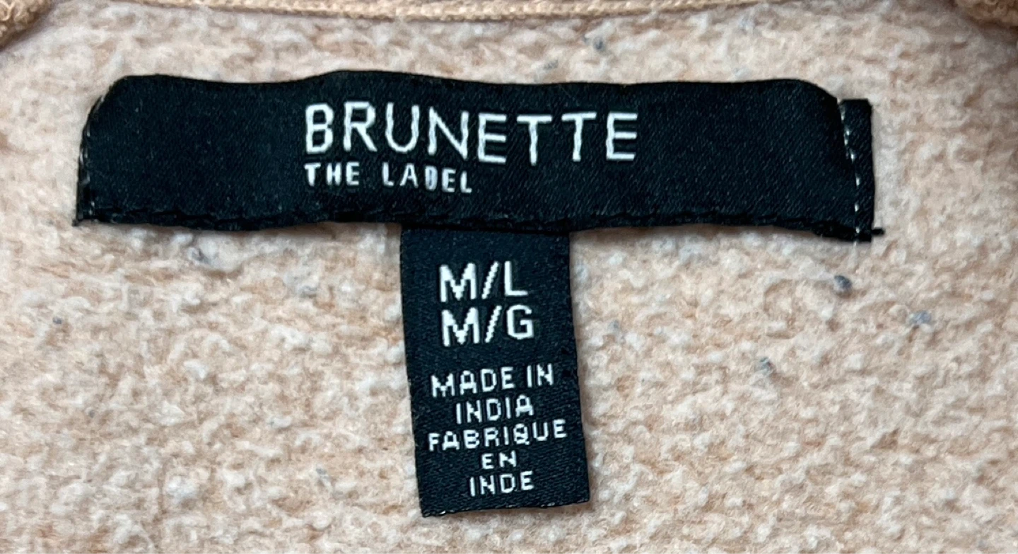 Brunette the Label Cropped Crewneck - photo 3