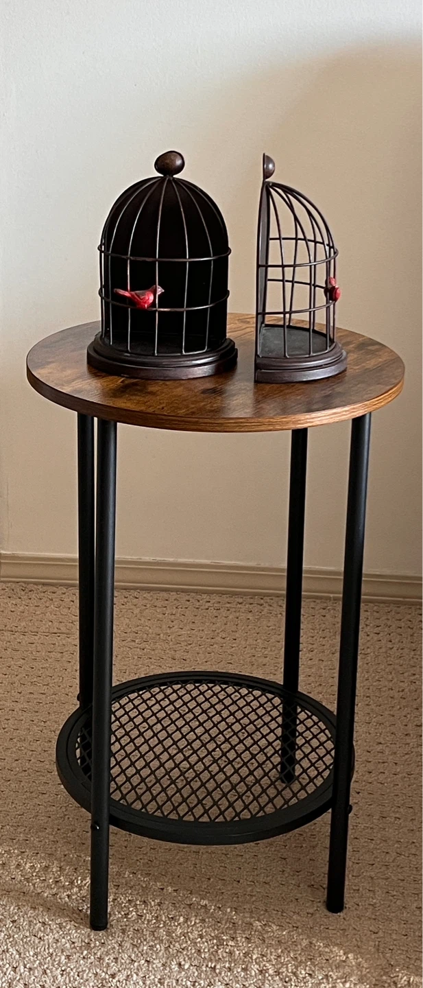 Decor Birdcage Set / Bookends / Shelf Decor