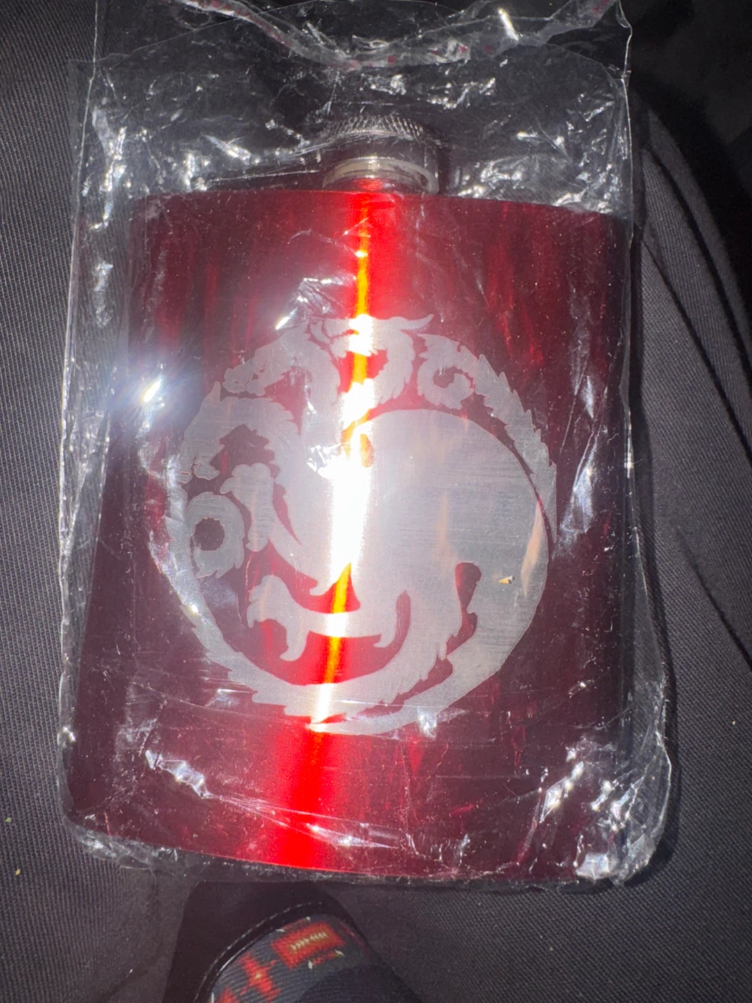 Game of thrones red flask