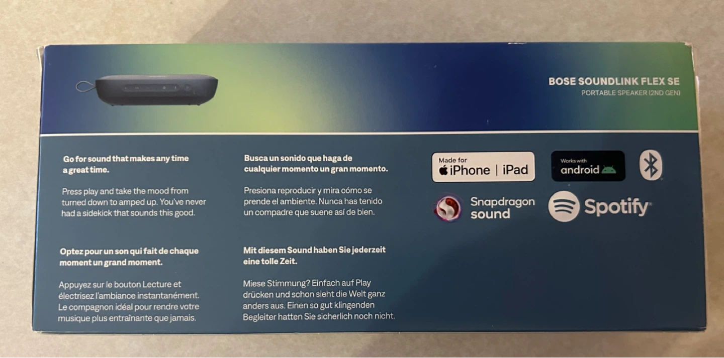 Bose SoundLink Flex SE Portable Bluetooth Speaker (2nd Gen) - photo 2