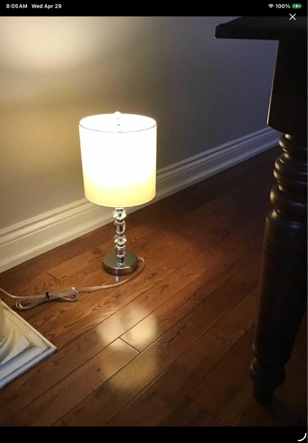 Homesense 20 inches tall lamp. Excellent condition - photo 3