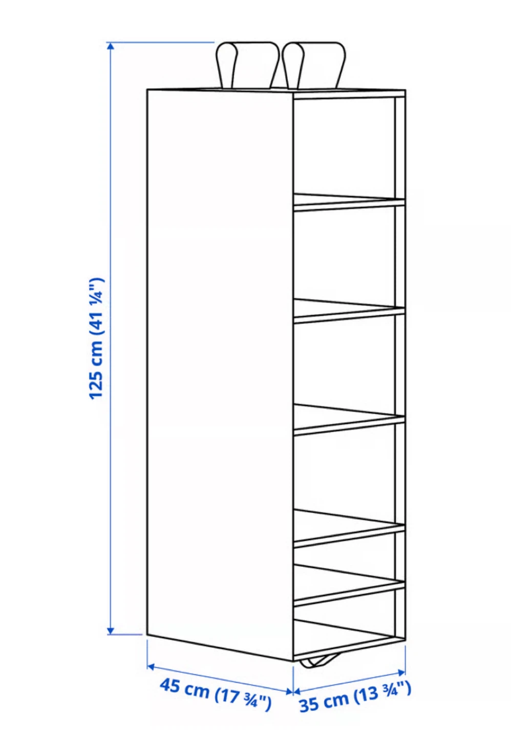 2 Identical Closet Organizers with 6 Compartments - photo 3