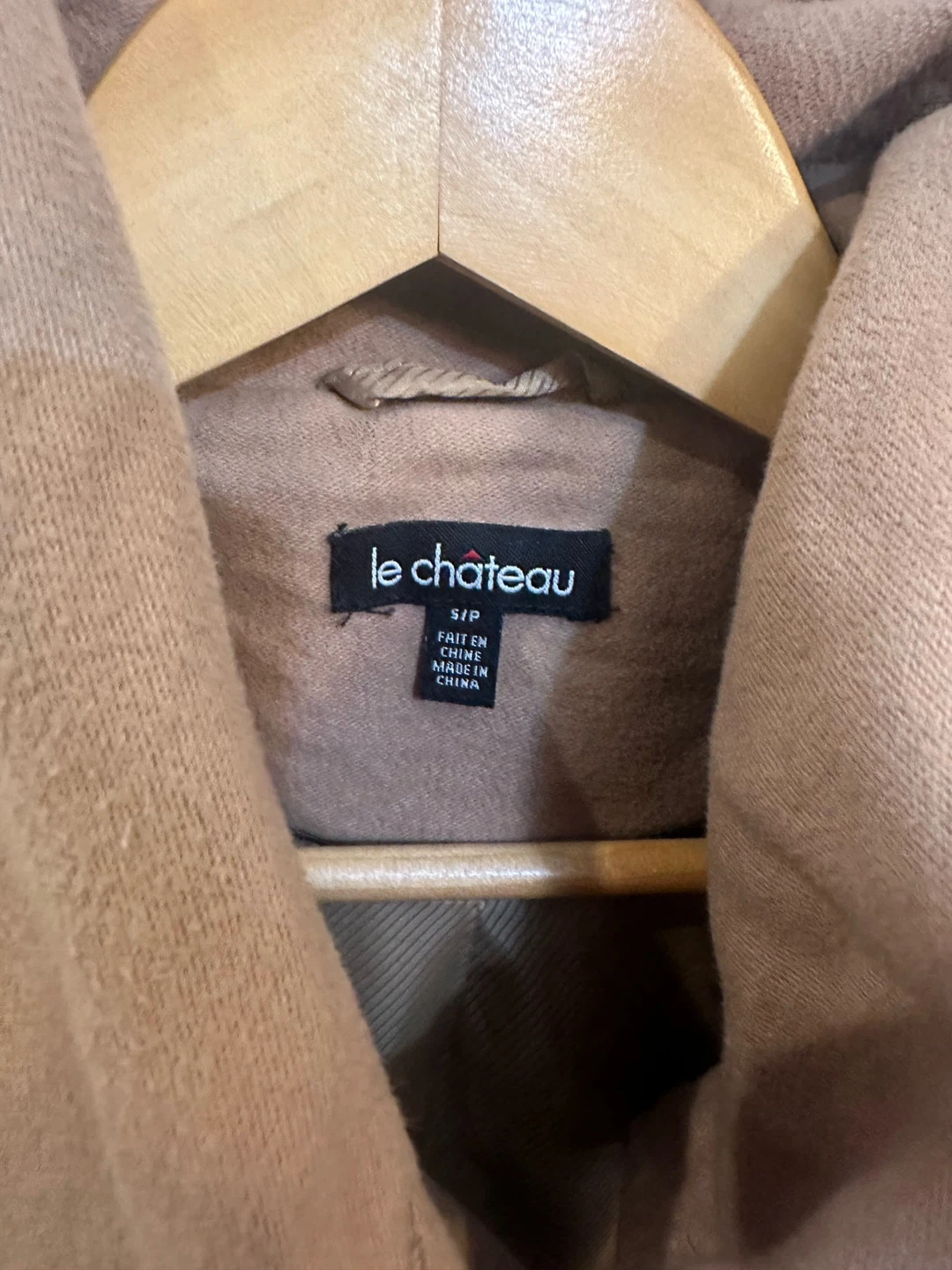Le Chateau Women's Tan Trench Coat - Size S - photo 3