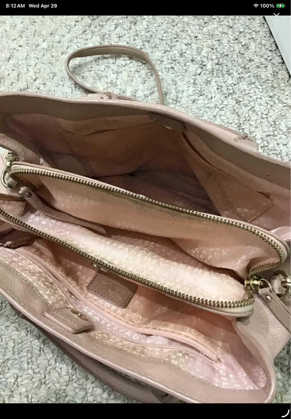 Kate Spade New York Pink Leather Satchel Handbag - photo 4