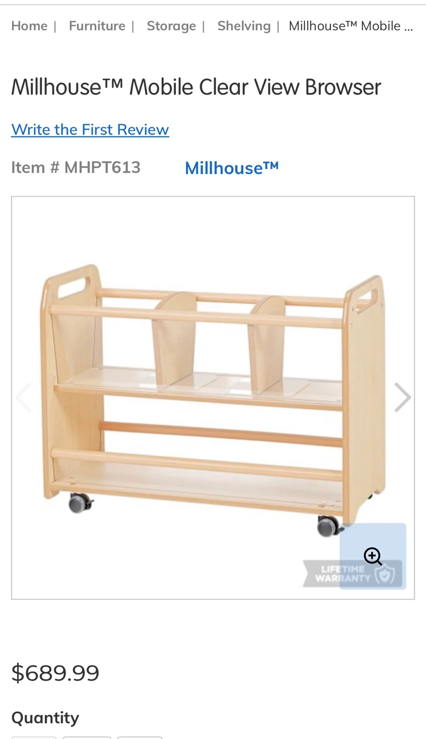 Millhouse kids toy and book cart - photo 3