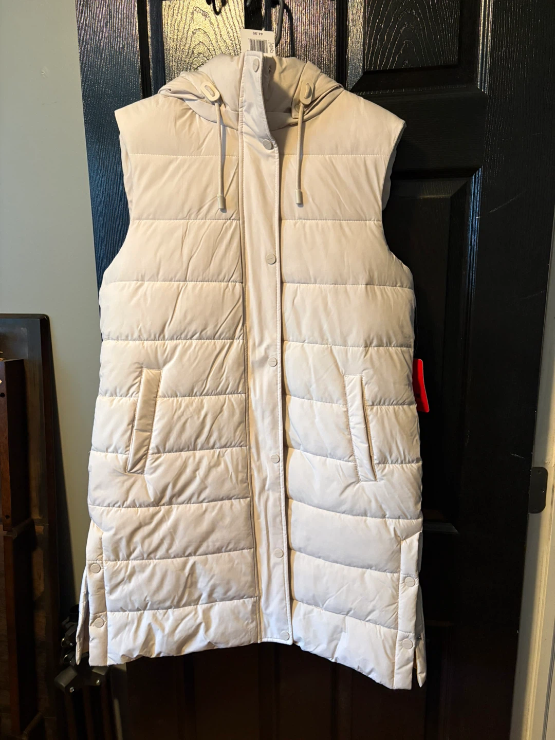 Women’s Sanctuary Long Puffer Vest with Hood