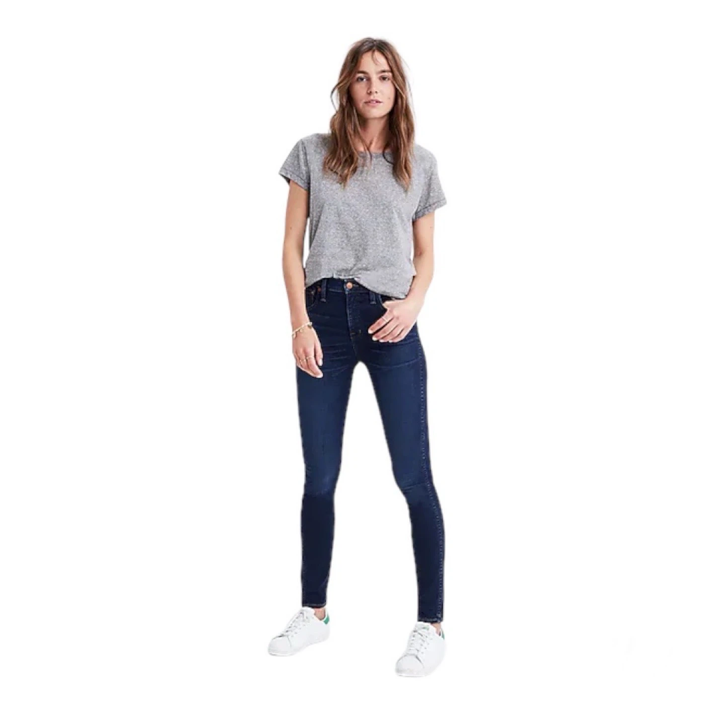 Madewell 10" High Riser Skinny Denim Jeans in Hayes Wash Size 26