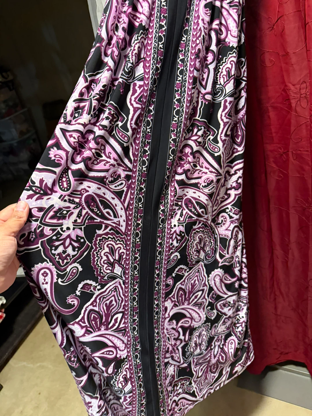 Maxi Dress with Paisley Print - photo 5