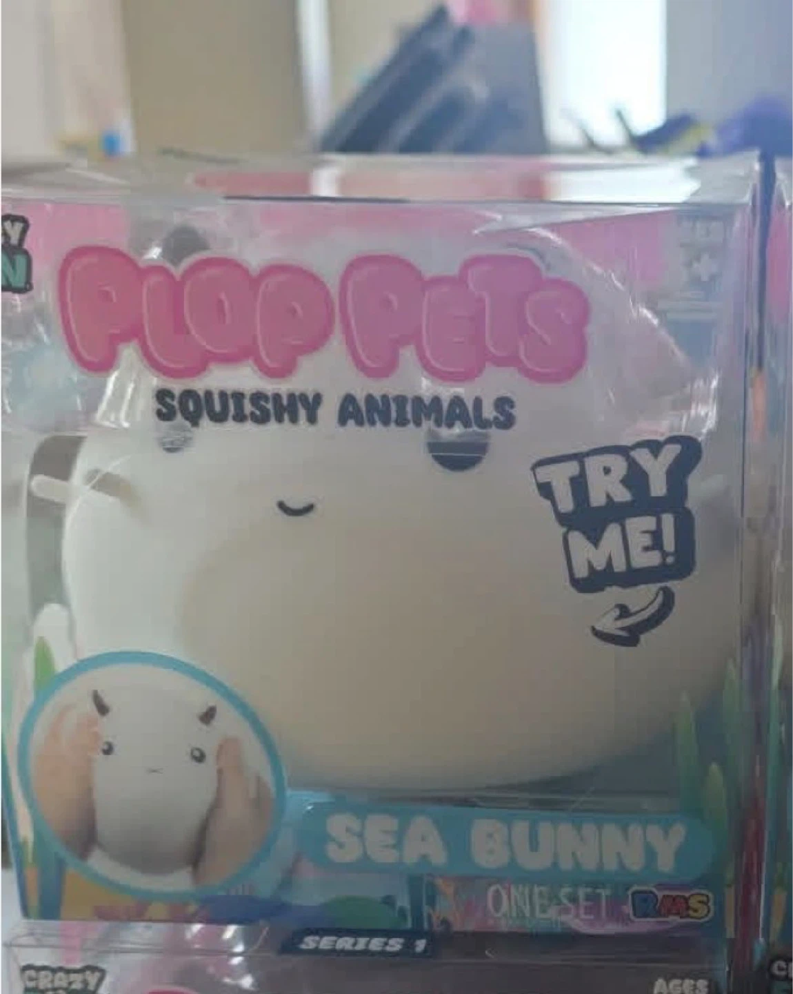 Plop Pets Squishy Animals Sea Bunny Plush Toy