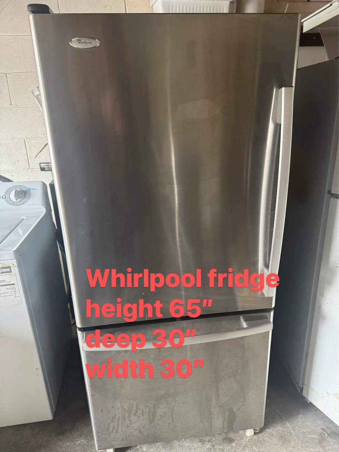 Good condition whirlpool fridge $300
