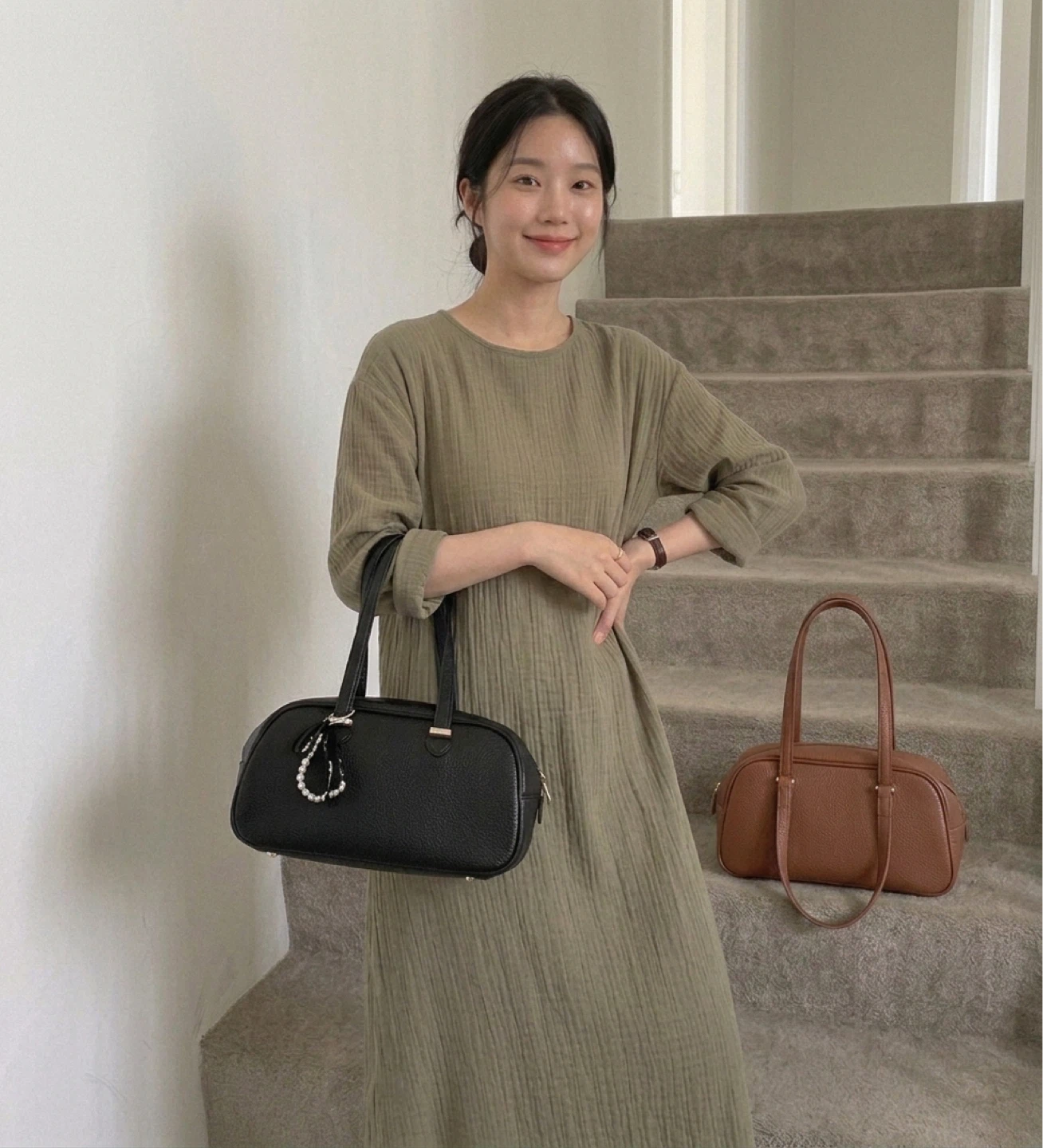 Brand New Classic Everyday Leather Shoulder Bag (Korean Fashion) - photo 3
