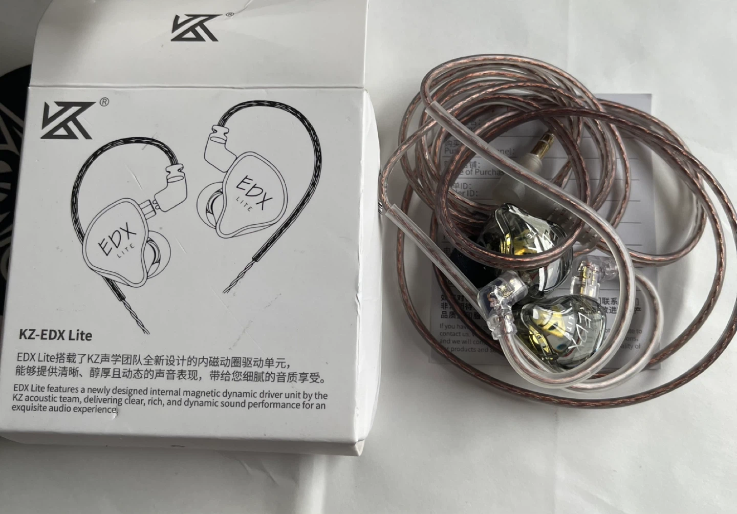 KZ EDX Lite In-Ear headphones