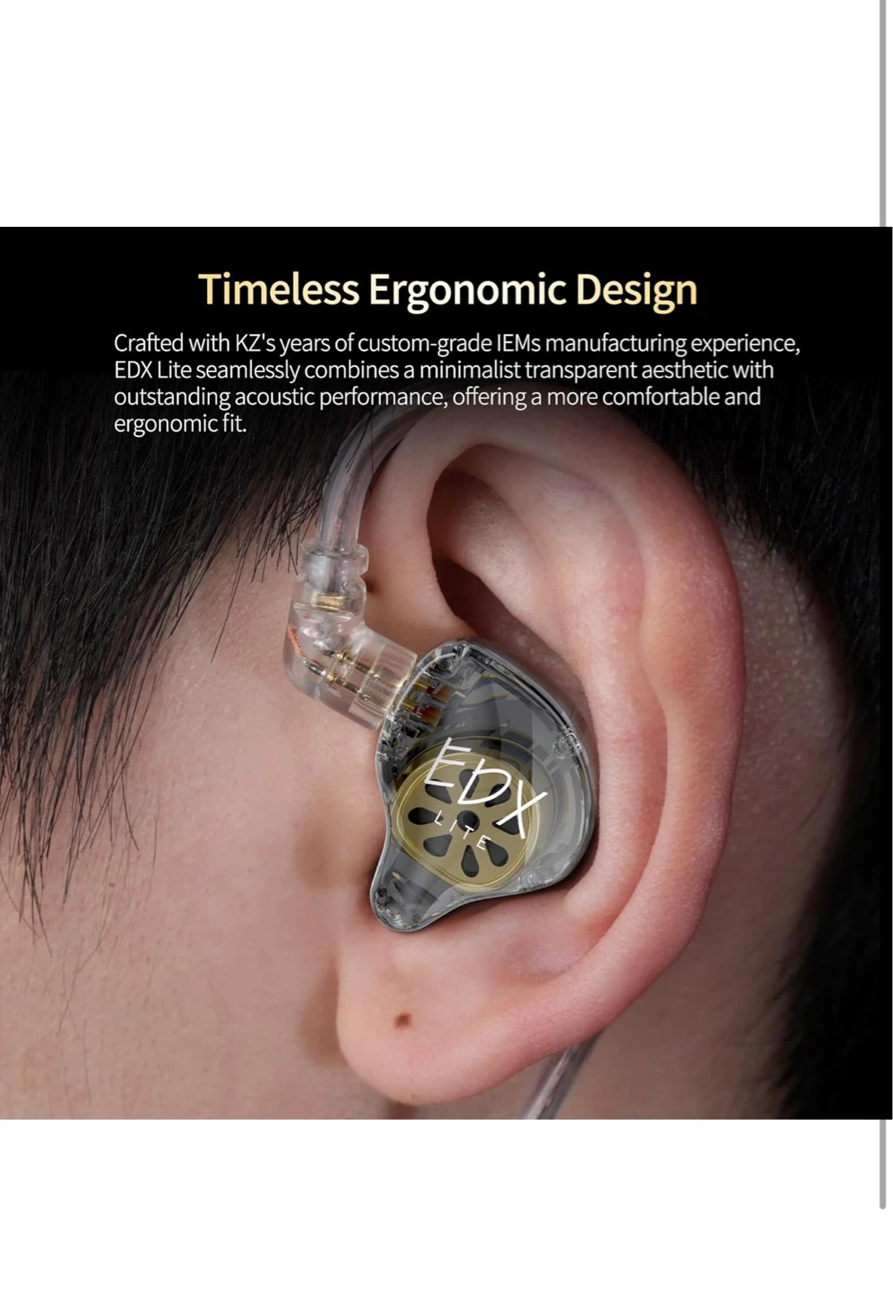 KZ EDX Lite In-Ear headphones - photo 4