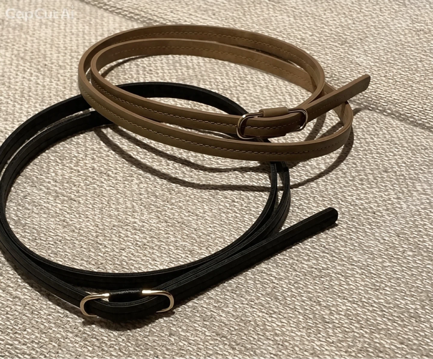 Brand New Minimalist Skinny Leather Belts (Capsule Wardrobe) - photo 2