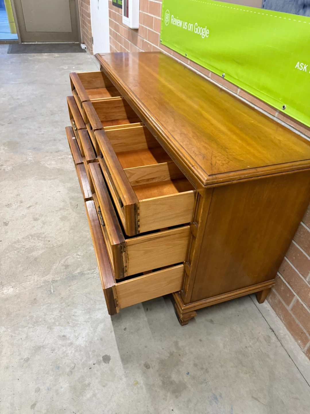 Wooden Dresser with 9 Drawers - photo 5