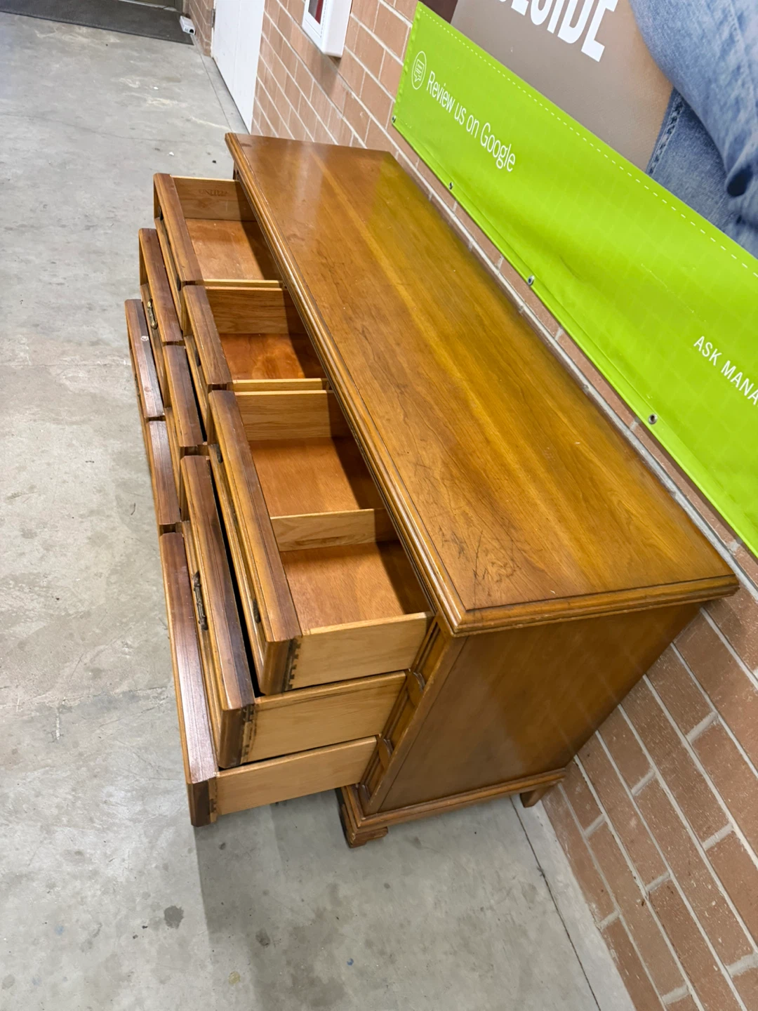 Wooden Dresser with 9 Drawers - photo 4
