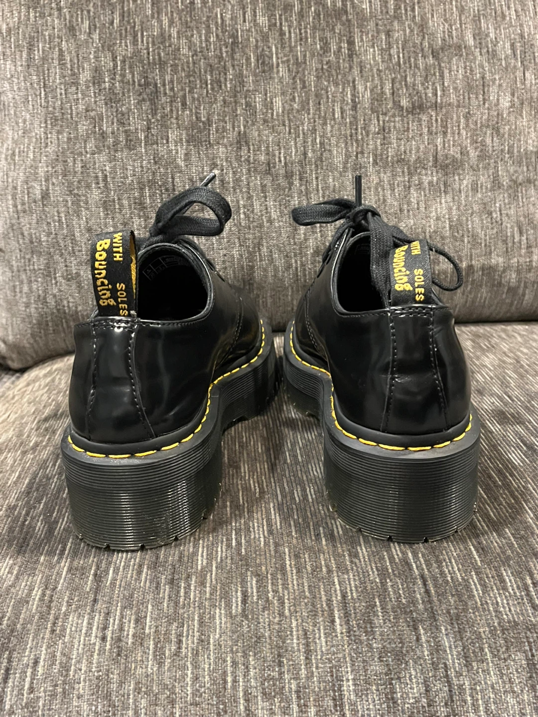 Dr. Martens Black Platform Shoes - Size 8 Women’s - photo 4