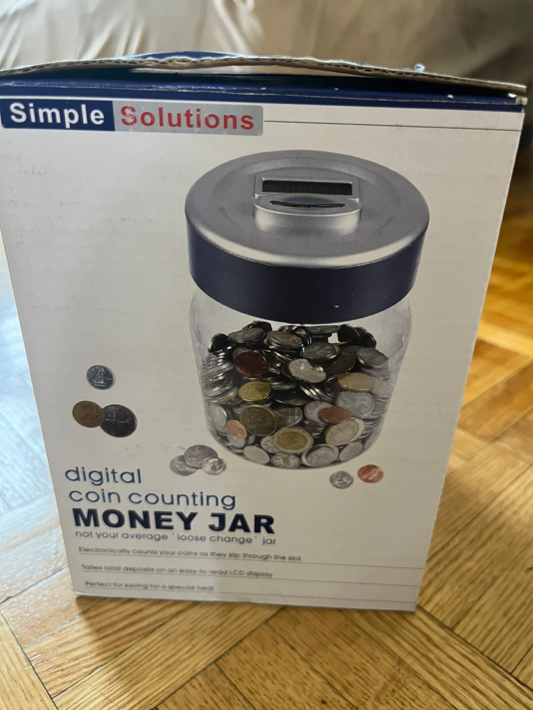 Simple Solutions Digital Coin Counting Money Jar - photo 3