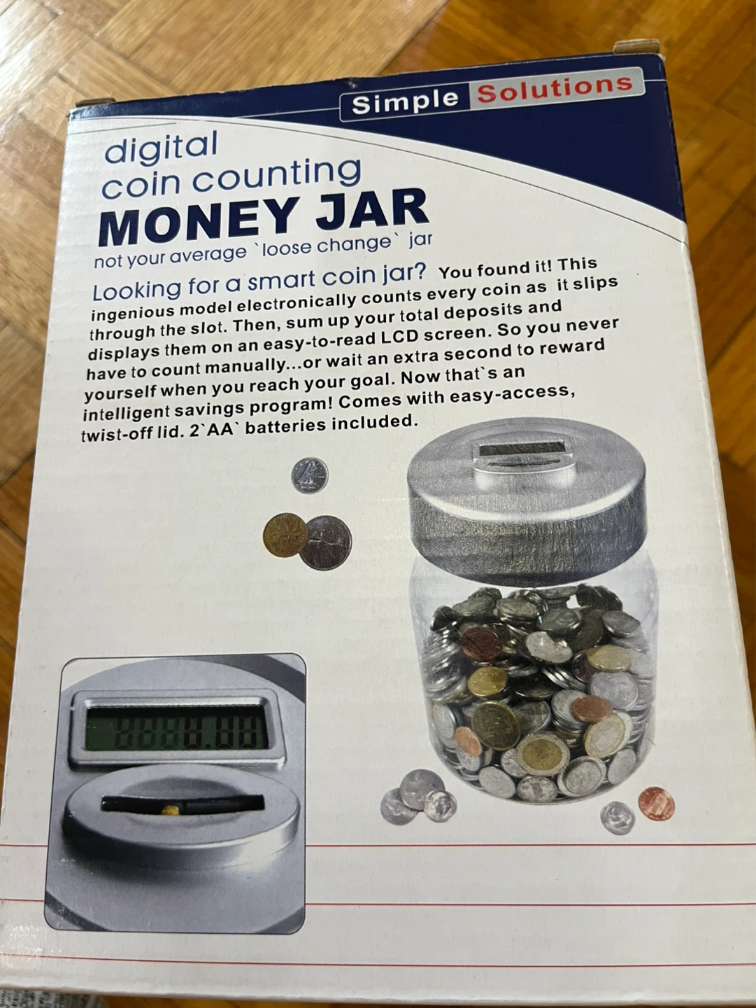 Simple Solutions Digital Coin Counting Money Jar - photo 2