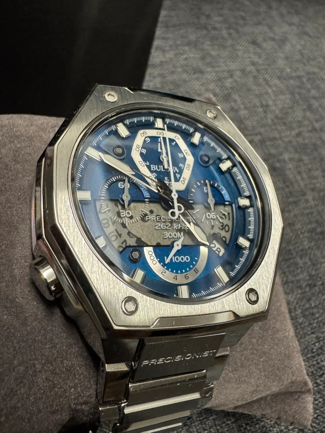 Bulova Precisionist Chronograph Stainless Steel Men's Watch - photo 4