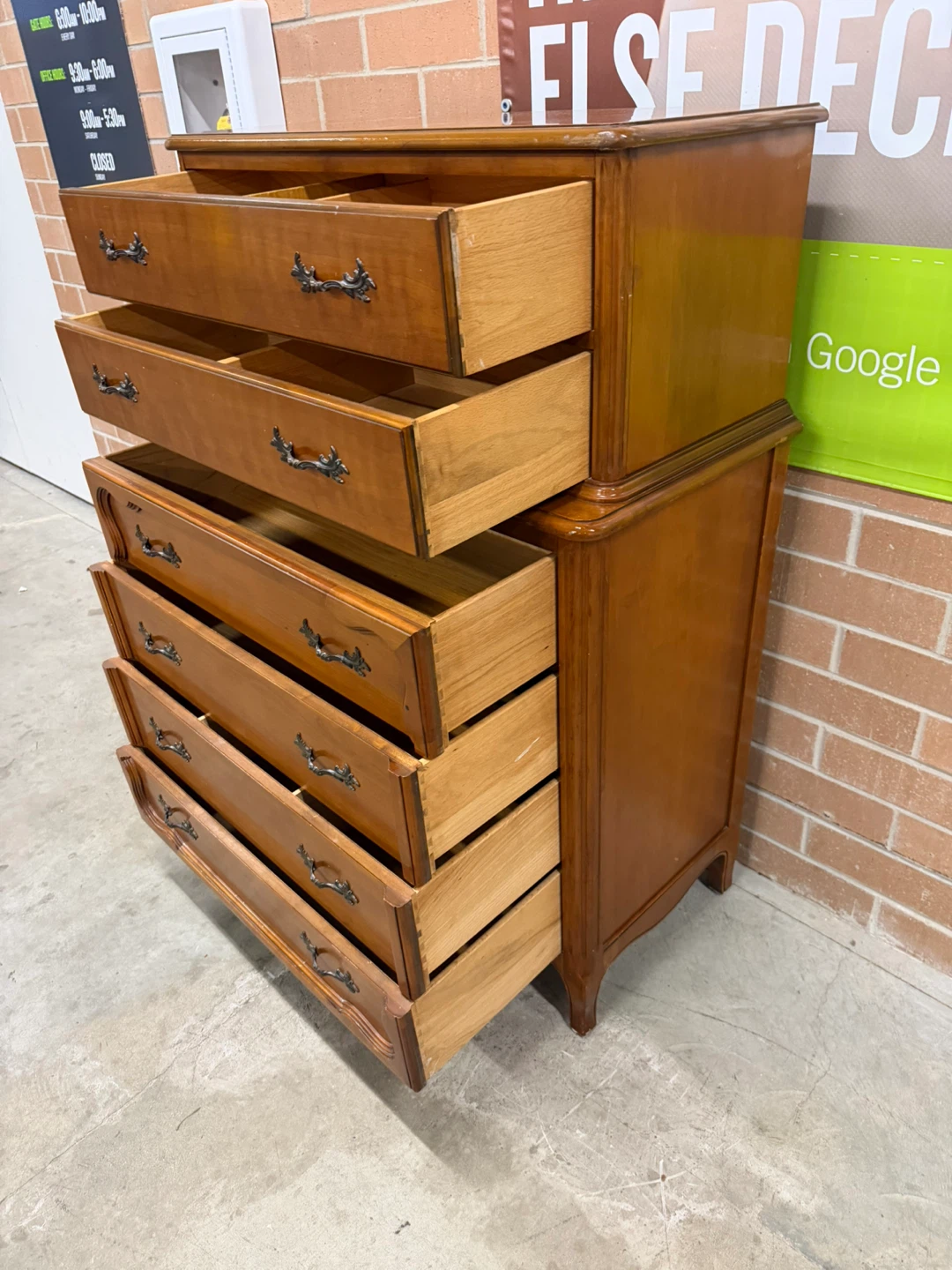 Wooden Tallboy Dresser - photo 5