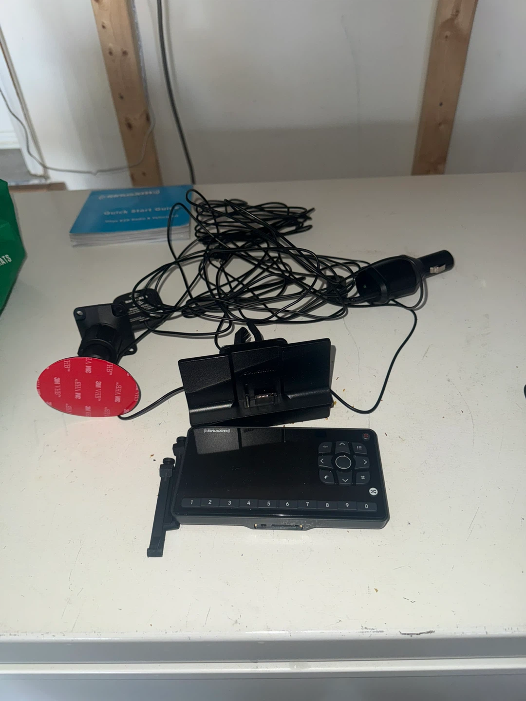 SiriusXM Commander Touch with accessories