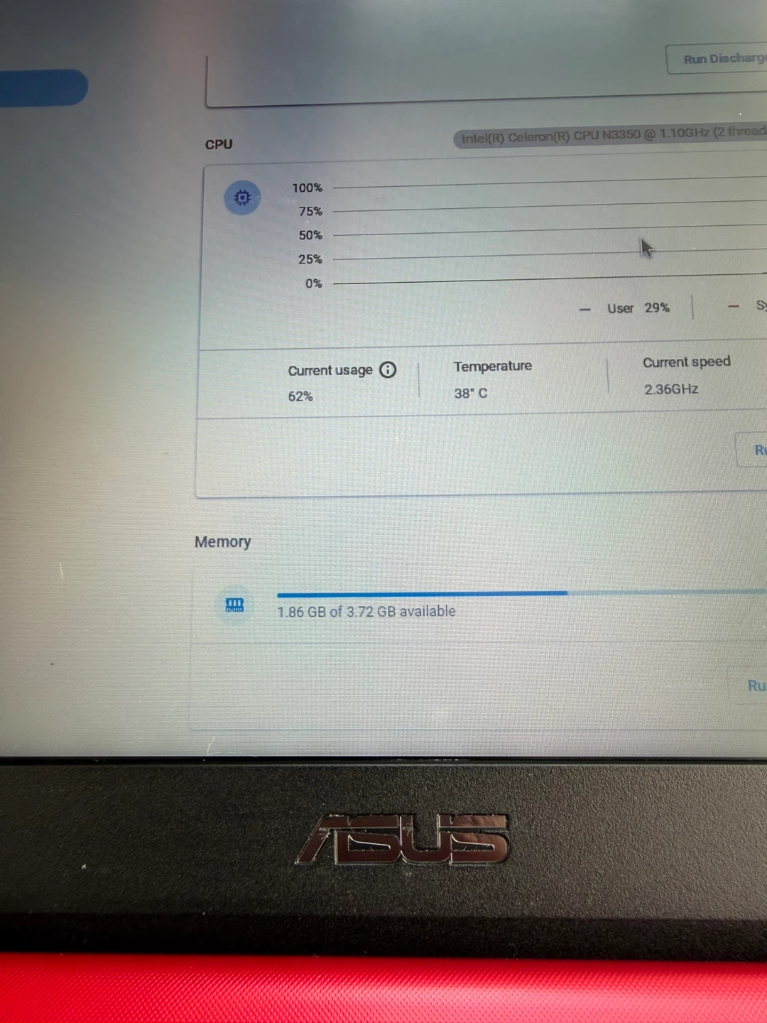 ASUS Chromebook 11.6" 4GB RAM 32GB Storage - Red - photo 4