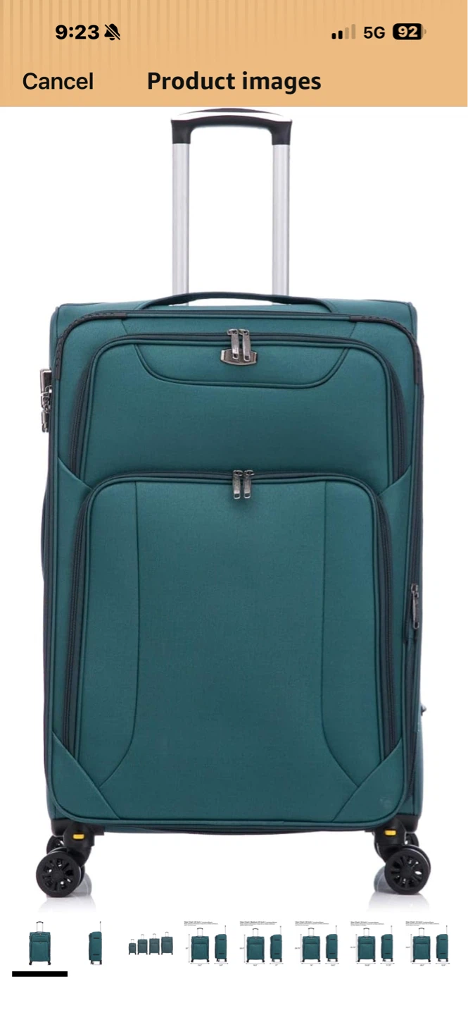 30 inch 4 wheels expandable suitcases.