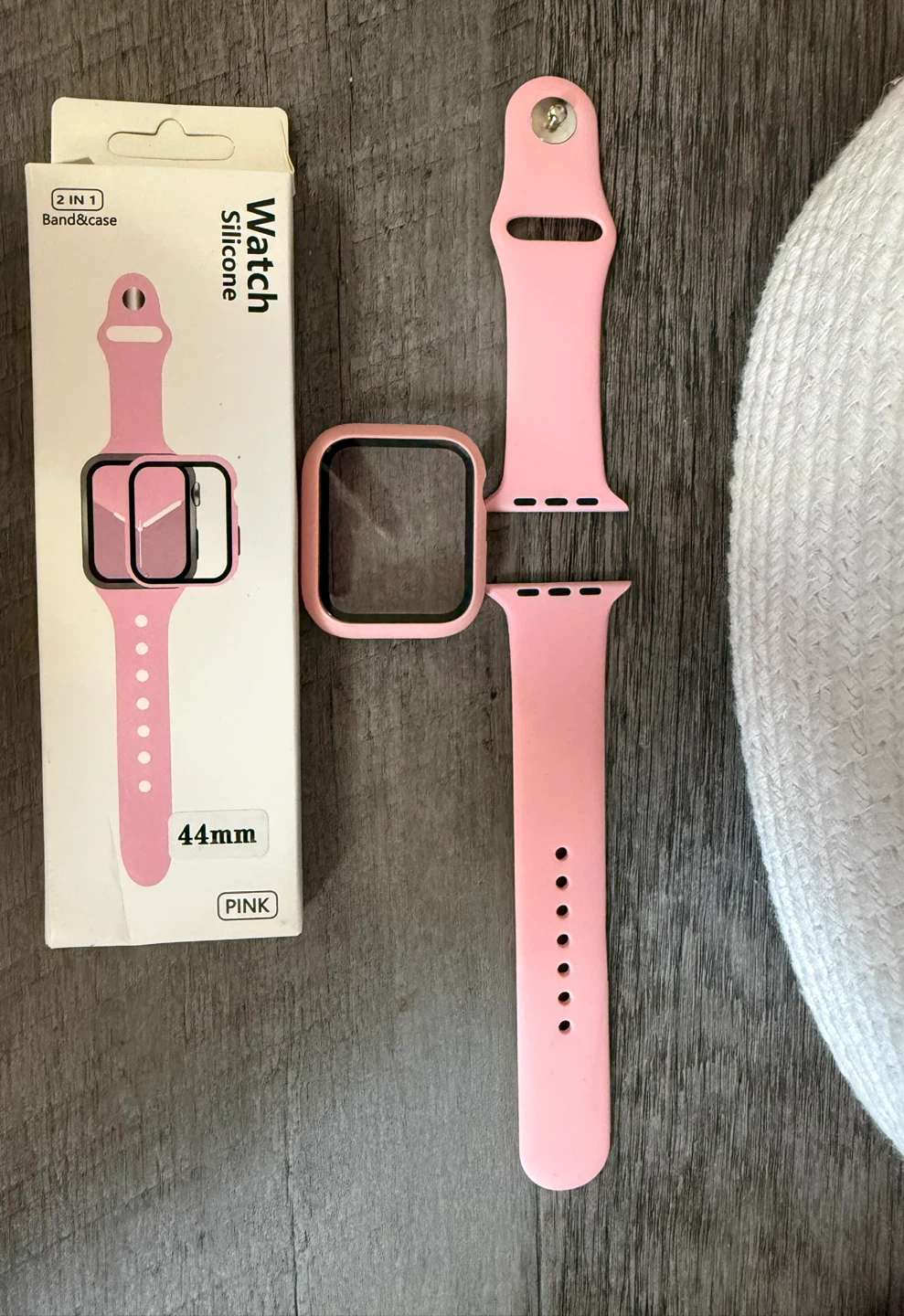 Pink 44mm Watch Band and Case Set