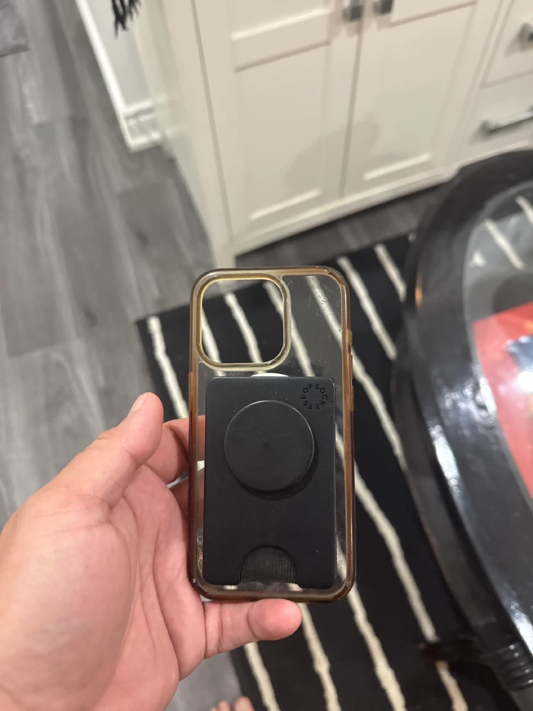 iPhone 15 Pro Case with PopSocket and Card Holder